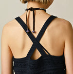 45R Indigo Gima Lace Camisole