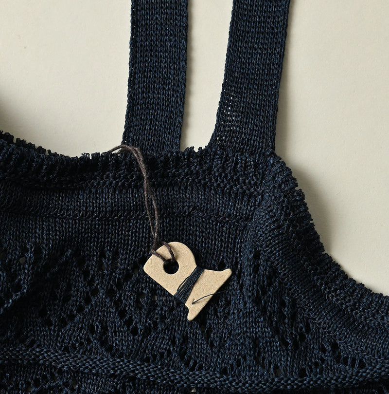 45R Indigo Gima Lace Camisole - Image 15