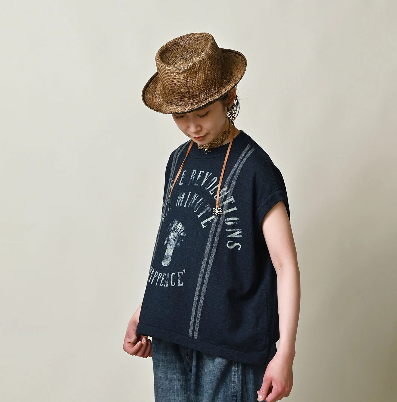 45R Indigo Sack Logo M-camisole - Image 4