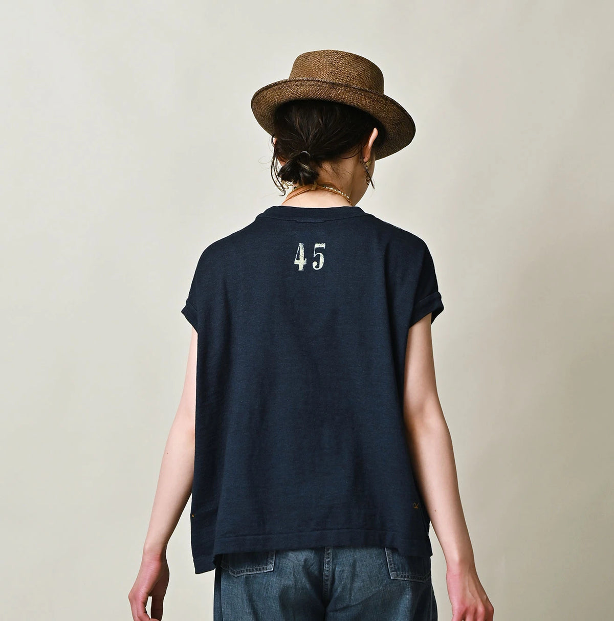 45R Indigo Sack Logo M-camisole