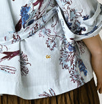 45R Cotton Linen Palampore Happie