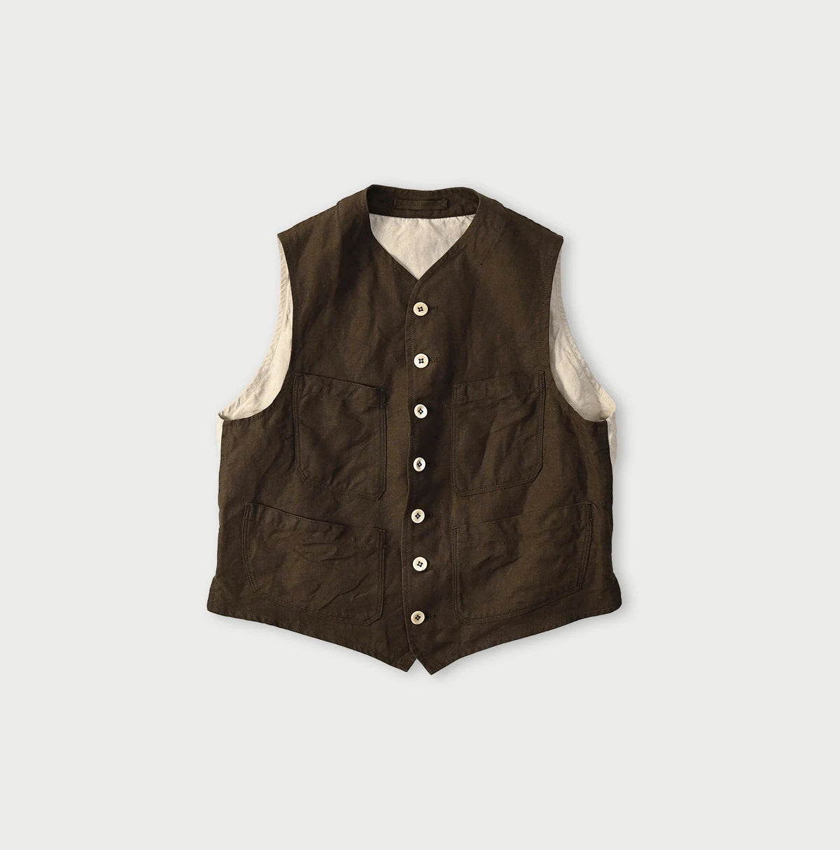 45R Linen 908 Vest