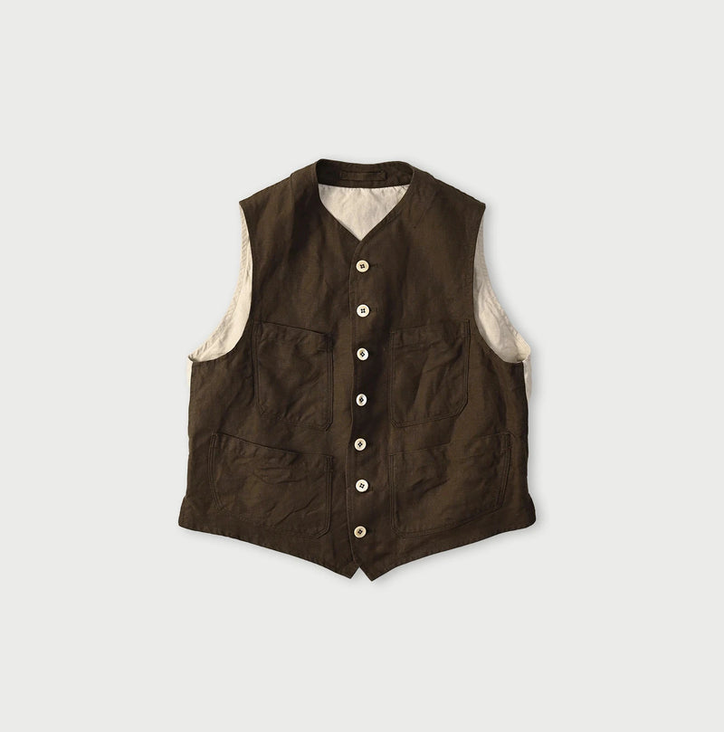 45R Linen 908 Vest - Image 2