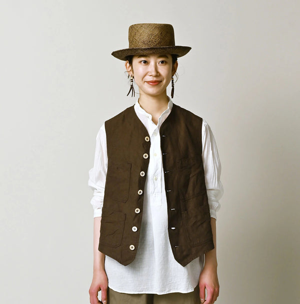 45R Linen 908 Vest