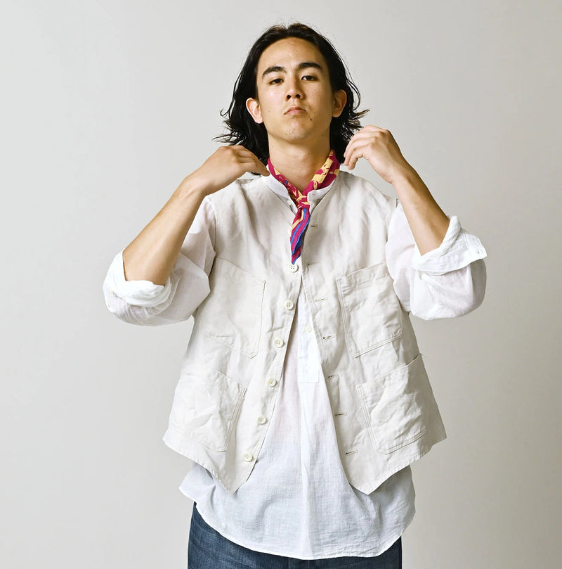45R Linen 908 Vest - Image 8