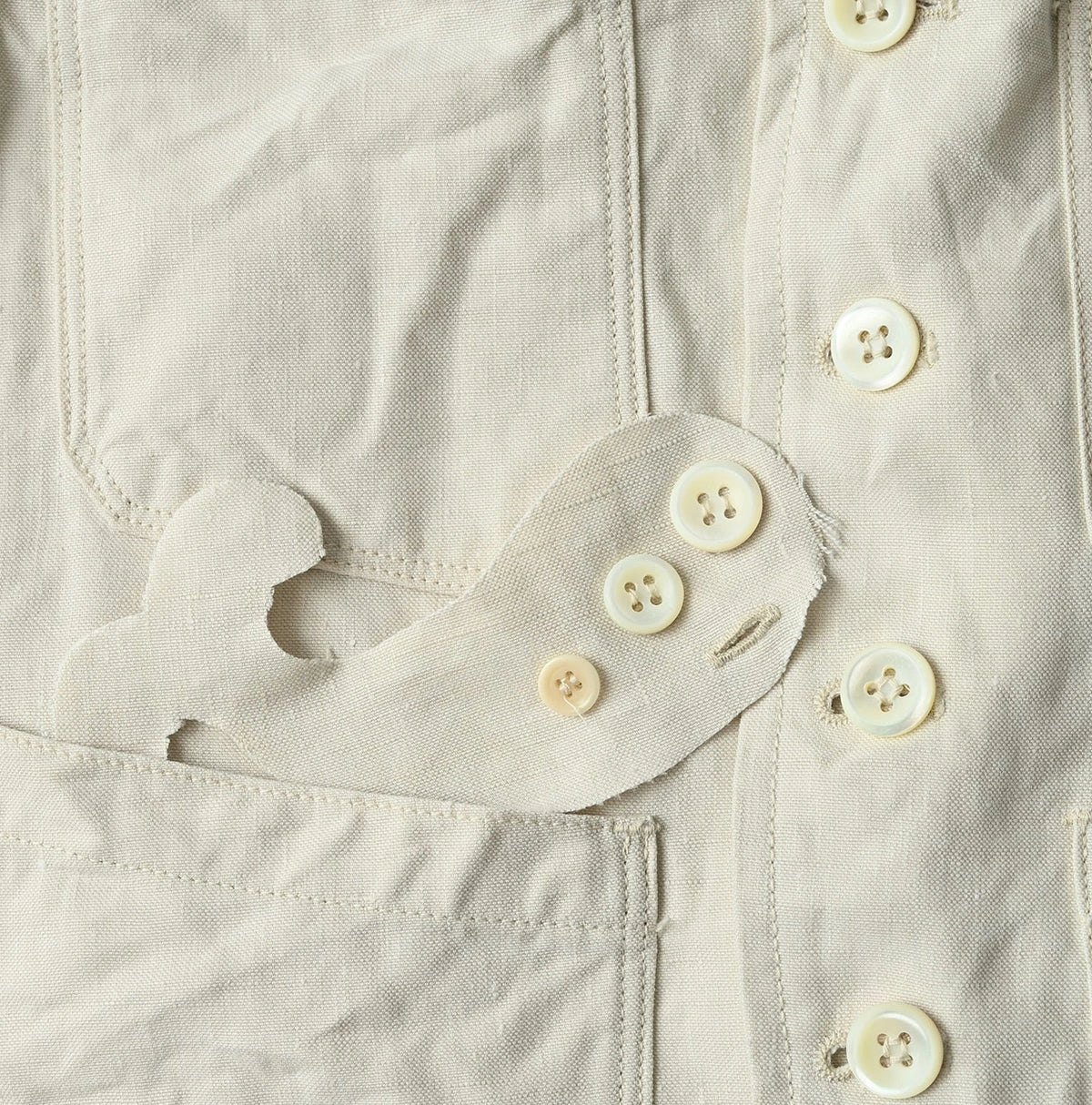 45R Linen 908 Vest