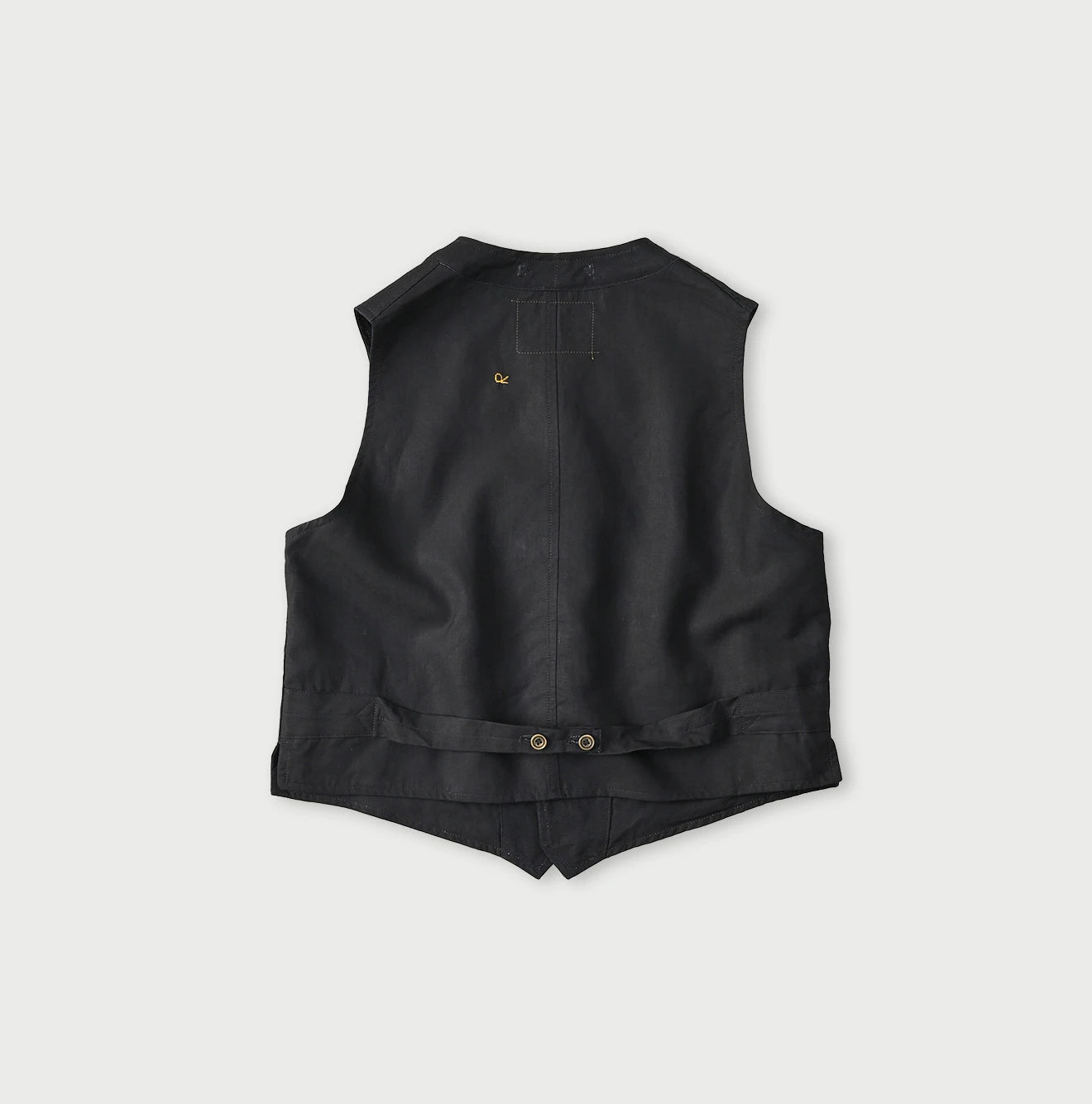 45R Indigo Linen 908 Vest - Image 15