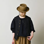 45R Indigo Linen 908 Vest