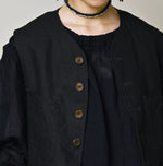 45R Indigo Linen 908 Vest