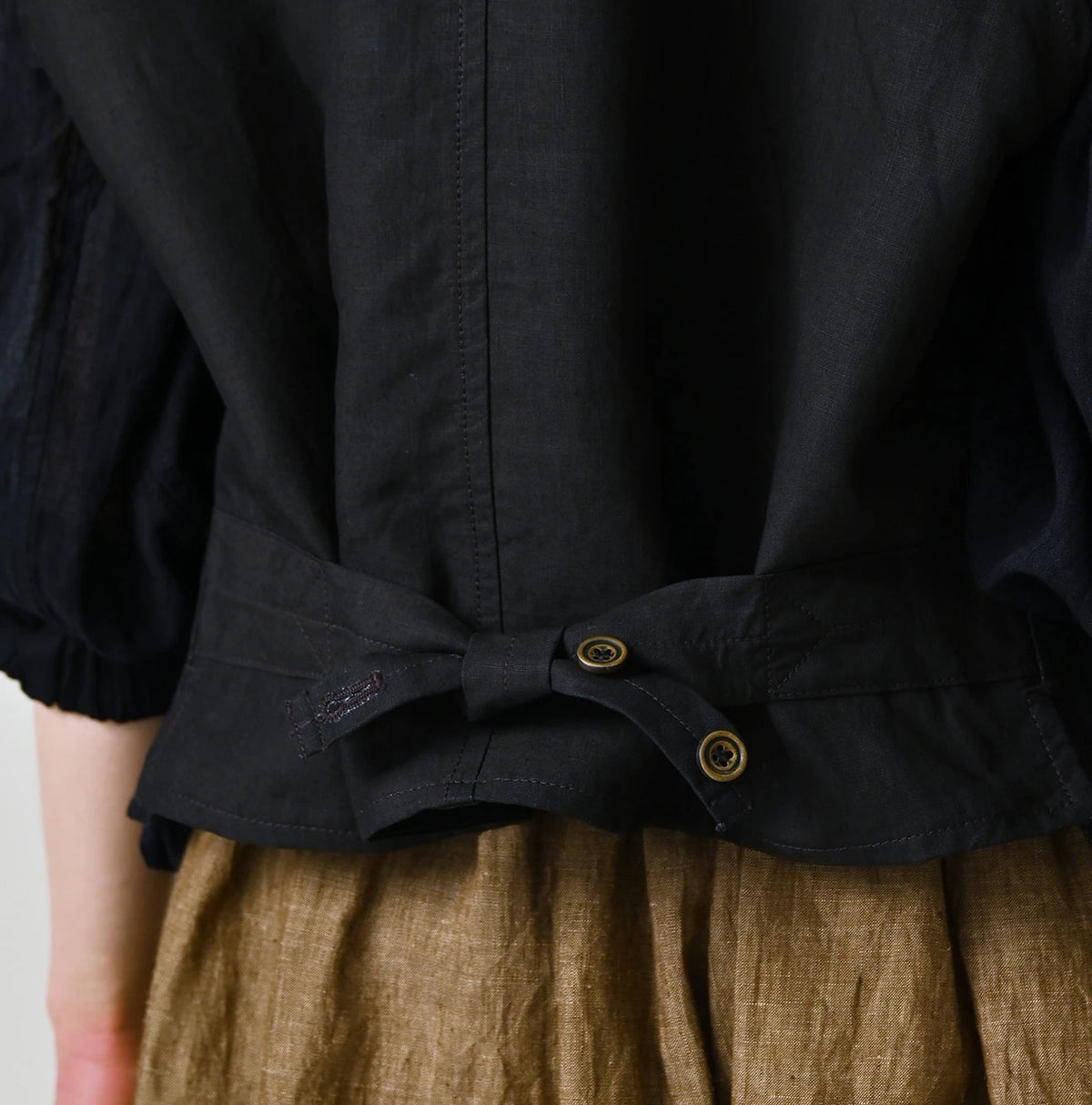 45R Indigo Linen 908 Vest
