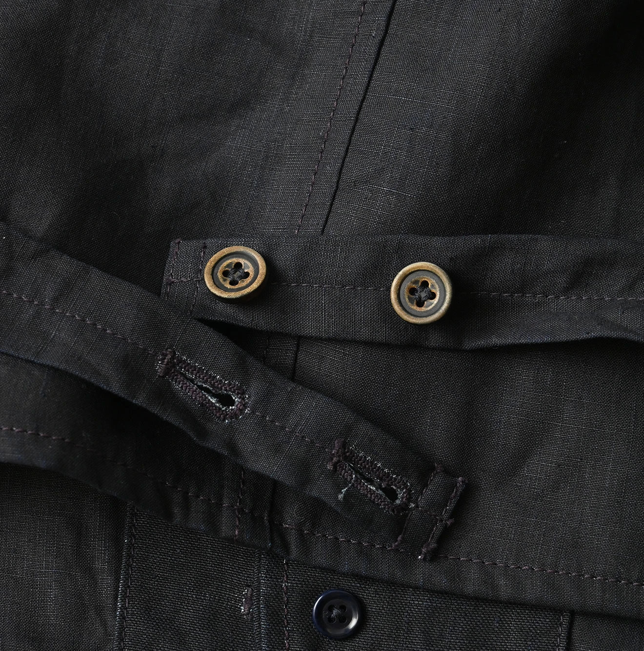 45R Indigo Linen 908 Vest - Image 20