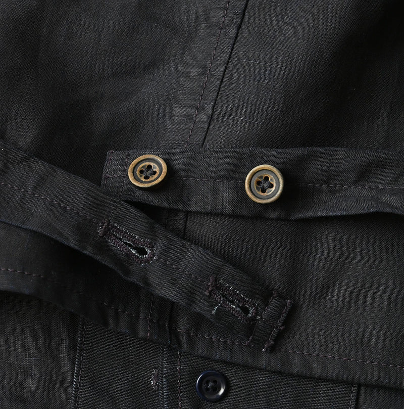 45R Indigo Linen 908 Vest - Image 20