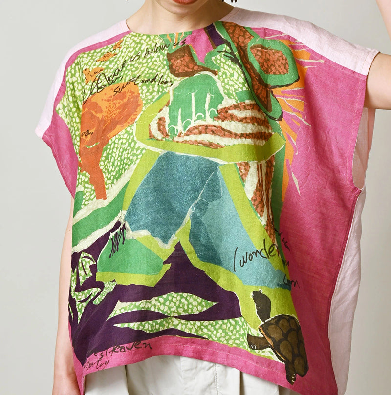 45R Picture Book Bandana Blouse - Image 11