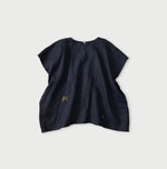 45R Indigo Picture Book Bandana Blouse