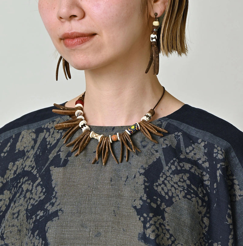 45R Indigo Picture Book Bandana Blouse - Image 9