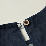 45R Indigo Picture Book Bandana Blouse
