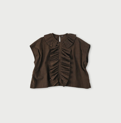 Khadi Pleats Frilled M-camisole