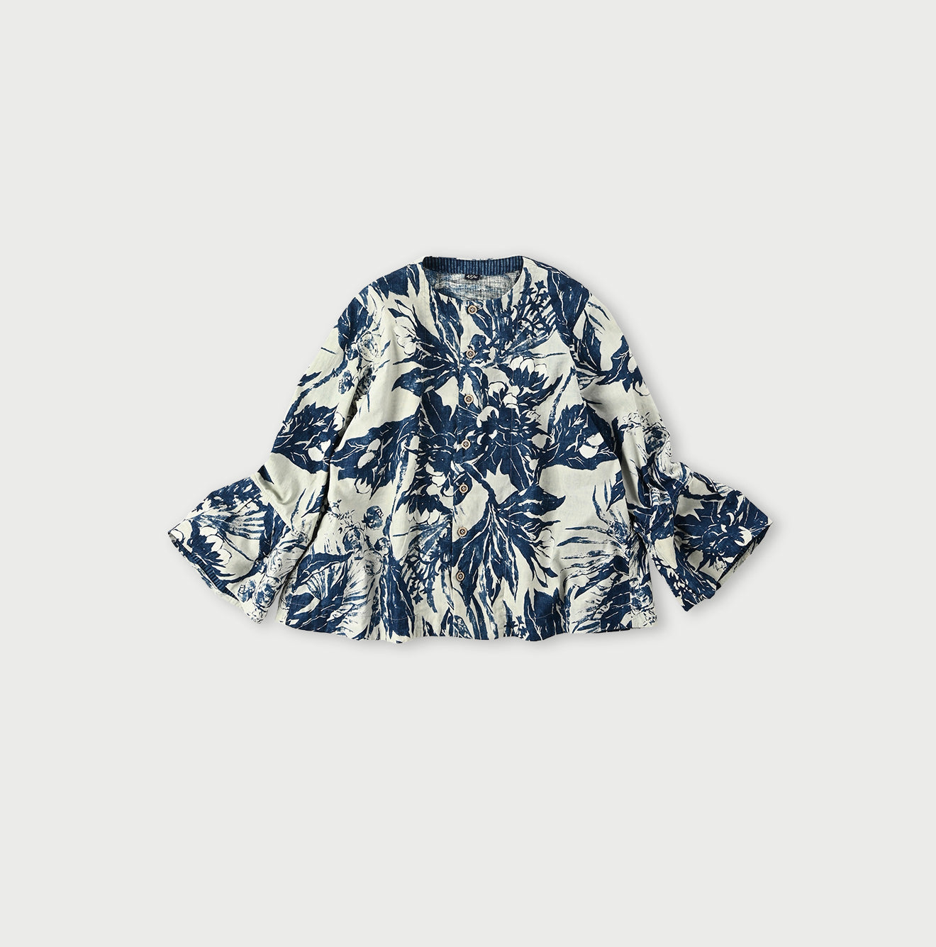 Indigo Eastern Aloha Lehua Blouse - 45R by 45rpm studio