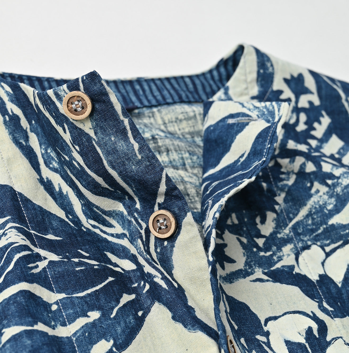 Indigo Eastern Aloha Lehua Blouse - 45R by 45rpm studio