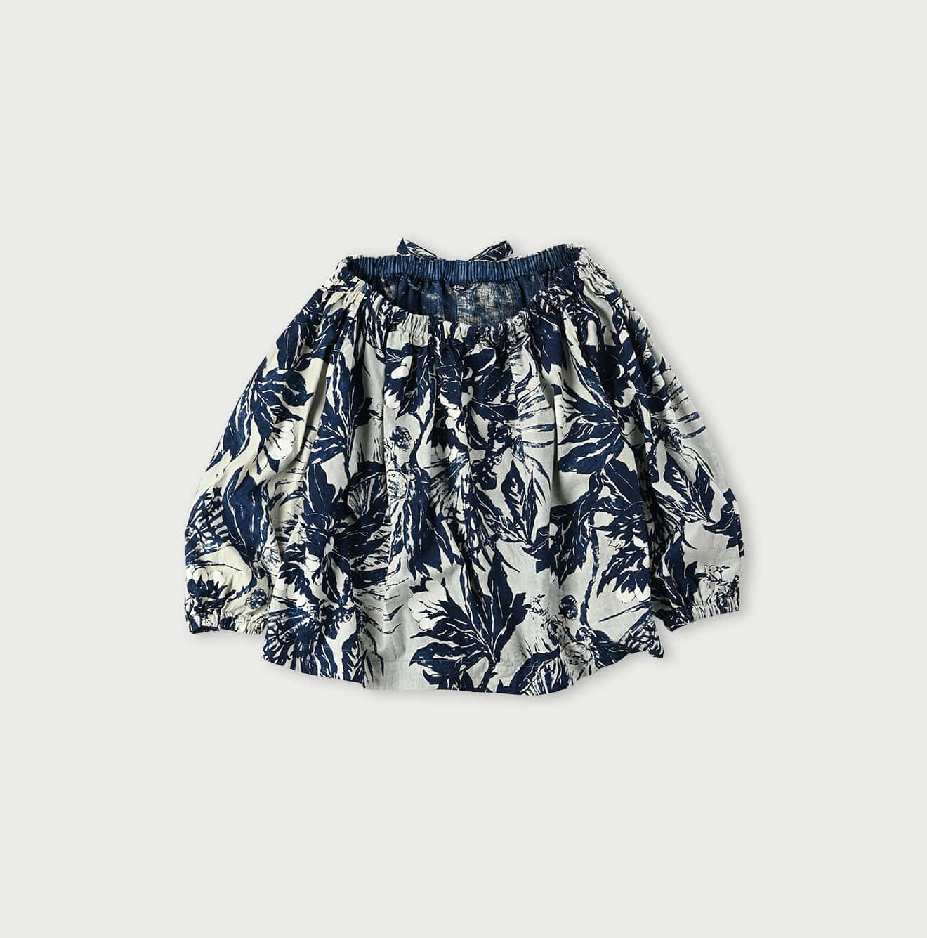 Indigo Eastern Aloha Puff Sleeve Blouse