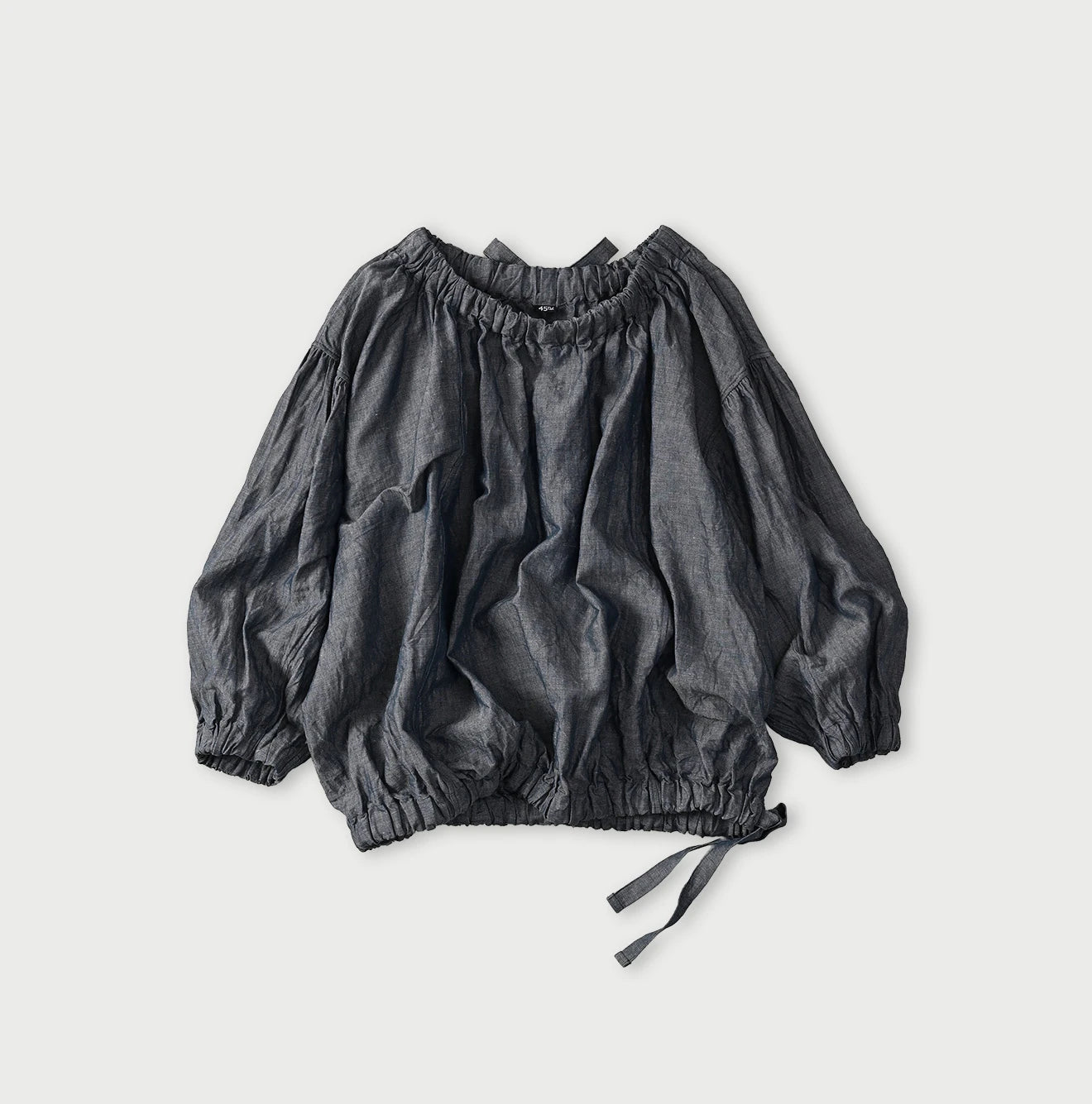 45R Cotton Linen Dungaree Sack Blouse - Image 1