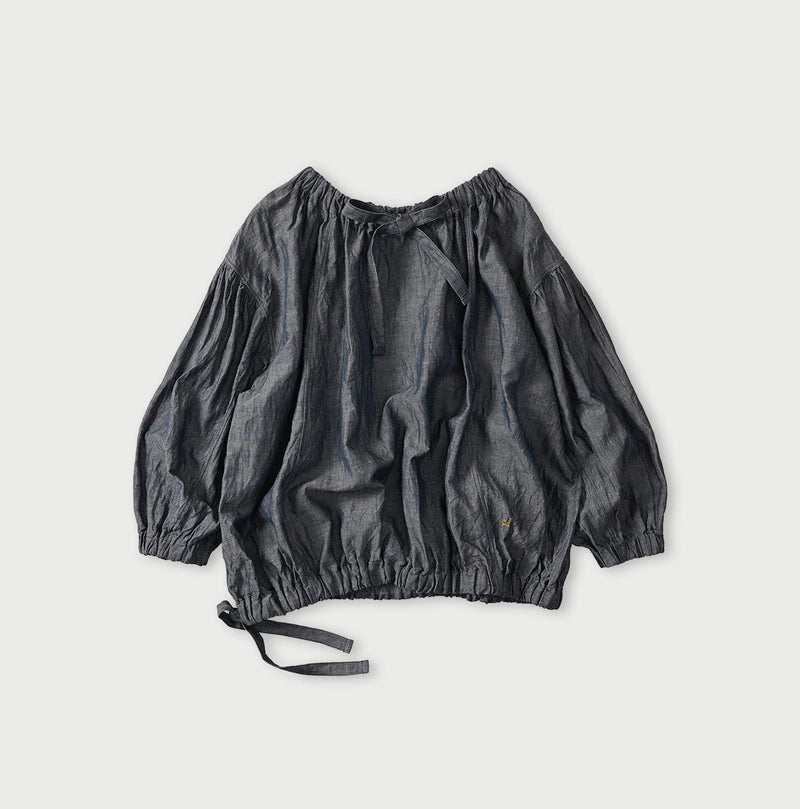 45R Cotton Linen Dungaree Sack Blouse - Image 12