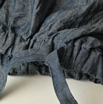 45R Cotton Linen Dungaree Sack Blouse