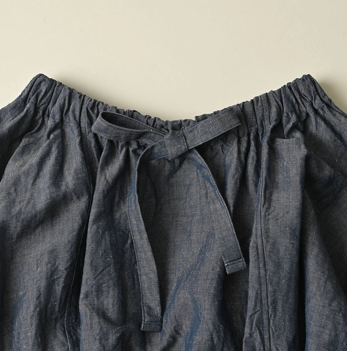 45R Cotton Linen Dungaree Sack Blouse