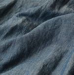 45R Cotton Linen Dungaree Sack Blouse Distressed