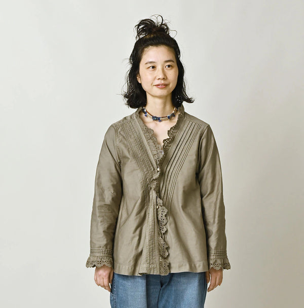45R Yoko Sateen Cutwork Cache-Coeur
