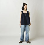 45R Yoko Sateen Sleeveless Top