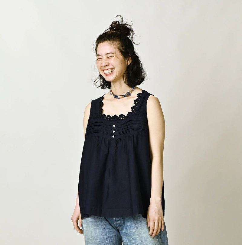 45R Yoko Sateen Sleeveless Top - Image 5