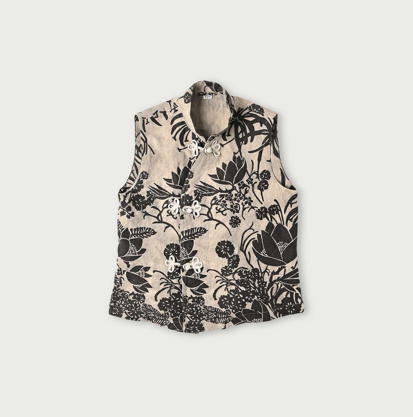 45R Linen Lotus Clover Knot Camisole
