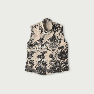 Linen Lotus Clover Knot Camisole