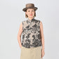 45R Linen Lotus Clover Knot Camisole