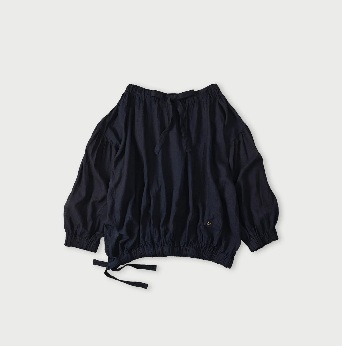 45R Indigo 45 Gauze Sack Blouse