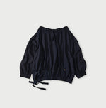 45R Indigo 45 Gauze Sack Blouse