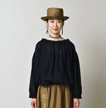 45R Indigo 45 Gauze Sack Blouse