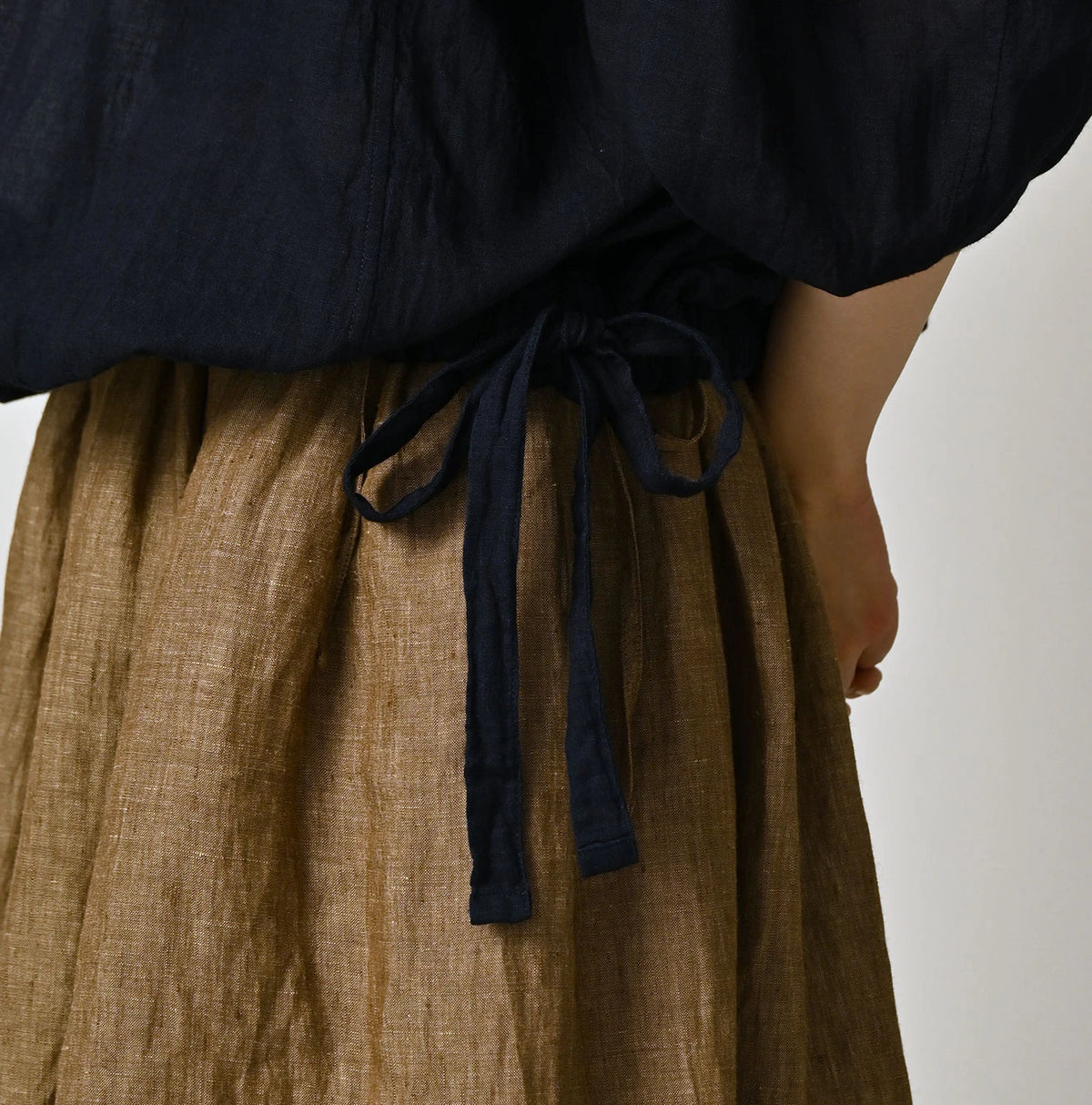 45R Indigo 45 Gauze Sack Blouse