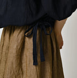 45R Indigo 45 Gauze Sack Blouse
