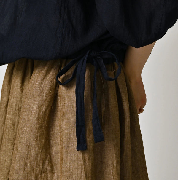 45R Indigo 45 Gauze Sack Blouse