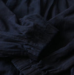 45R Indigo 45 Gauze Sack Blouse
