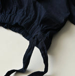 45R Indigo 45 Gauze Sack Blouse