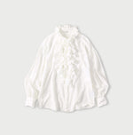 45R 45 Gauze Frilled Coupe Shirt