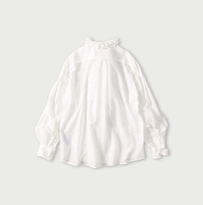 45R 45 Gauze Frilled Coupe Shirt - Image 11