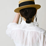 45R 45 Gauze Frilled Coupe Shirt