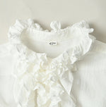 45R 45 Gauze Frilled Coupe Shirt