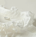 45R 45 Gauze Frilled Coupe Shirt
