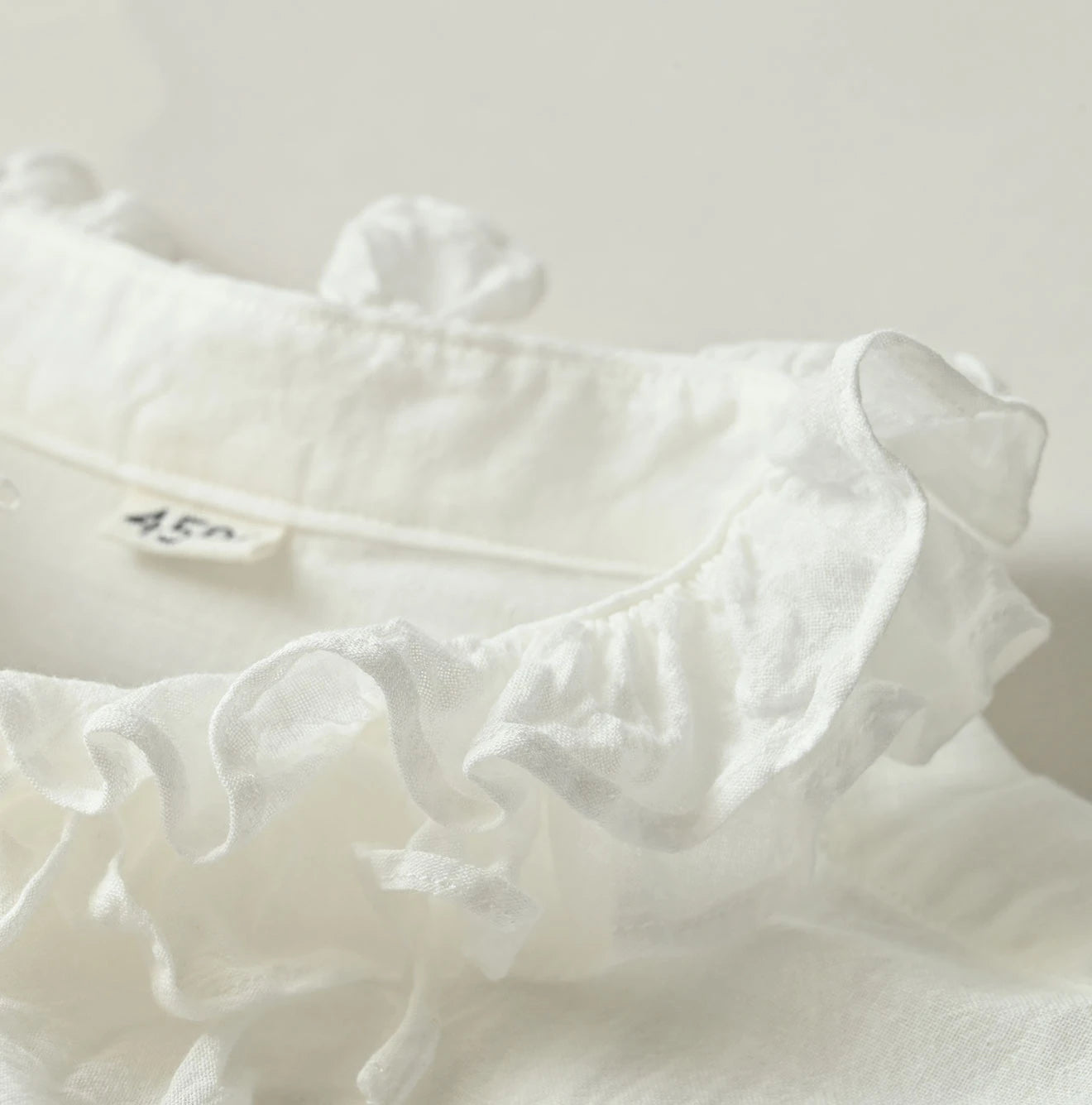 45R 45 Gauze Frilled Coupe Shirt - Image 13