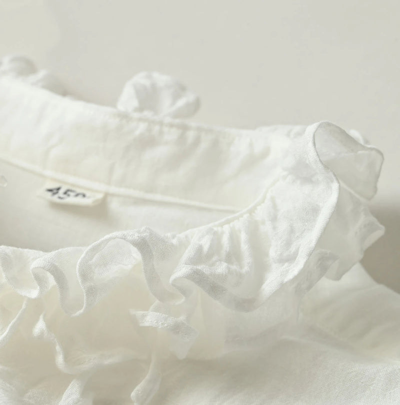45R 45 Gauze Frilled Coupe Shirt - Image 13